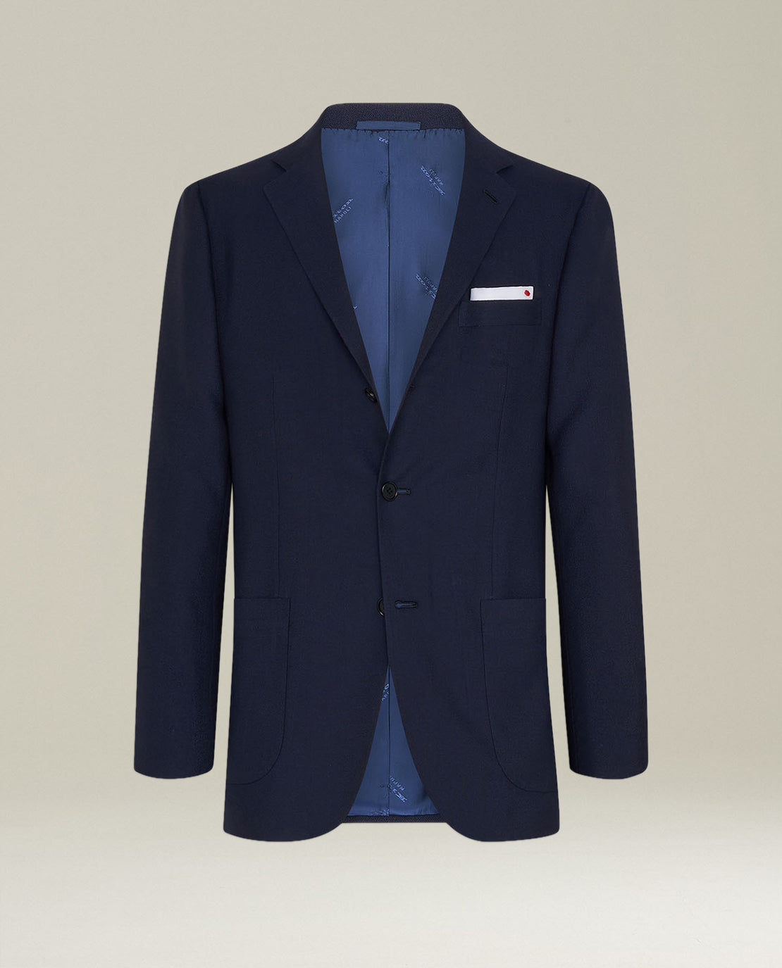 Kiton Sakko Blau Cashmere Einreihig Gr. 50 AD