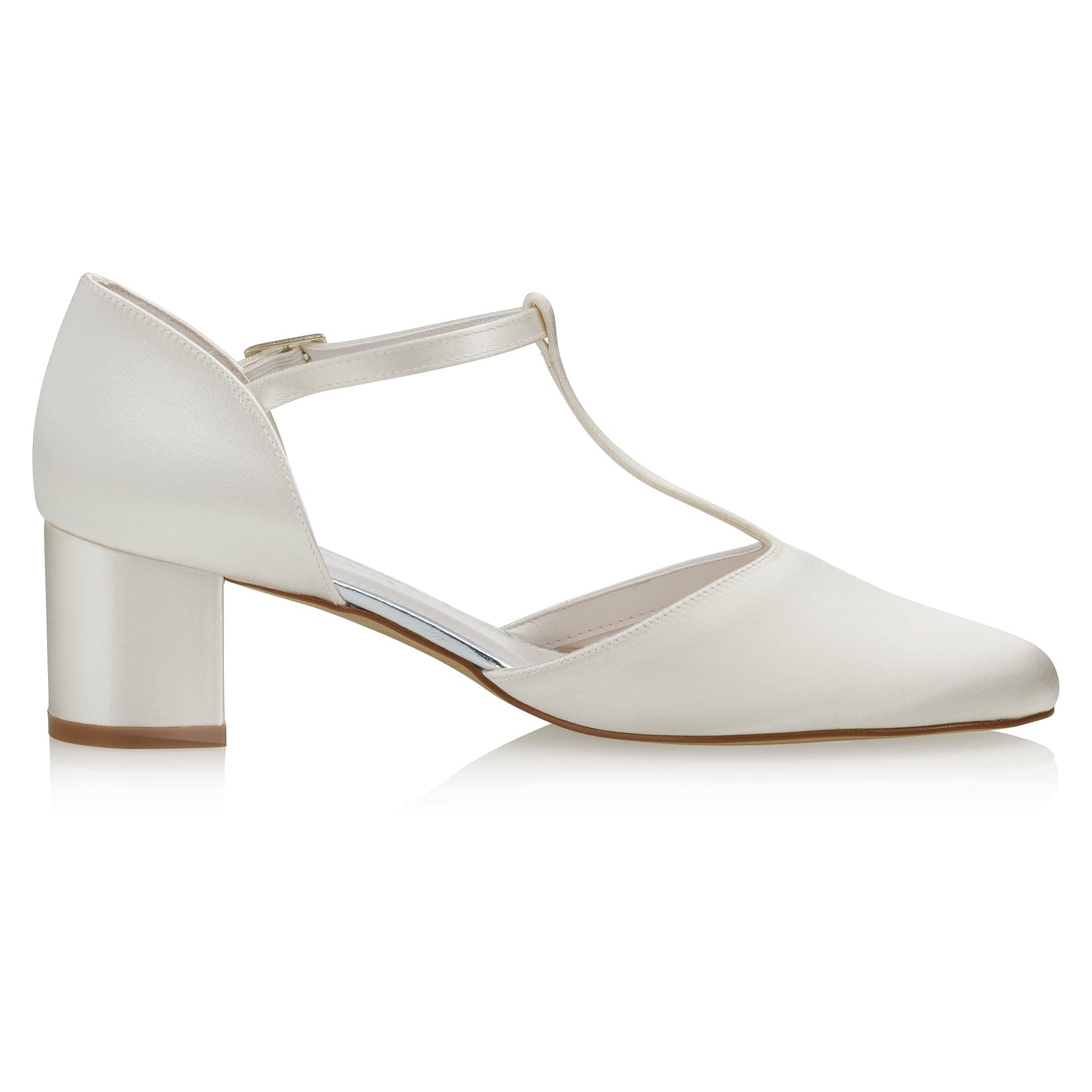 Rainbow Club Timeless Rosita Pumps Ivory Blockabsatz 5cm