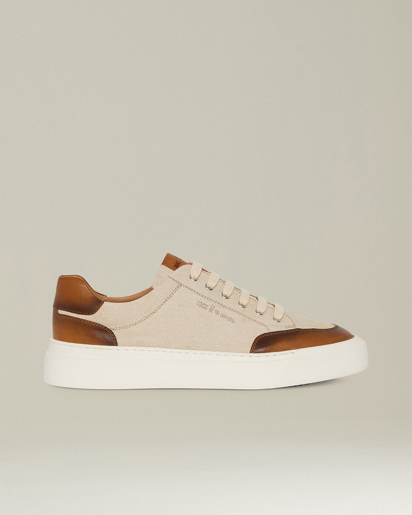 Kiton Shoes Urban Sneakers Leder Sneaker Canvas