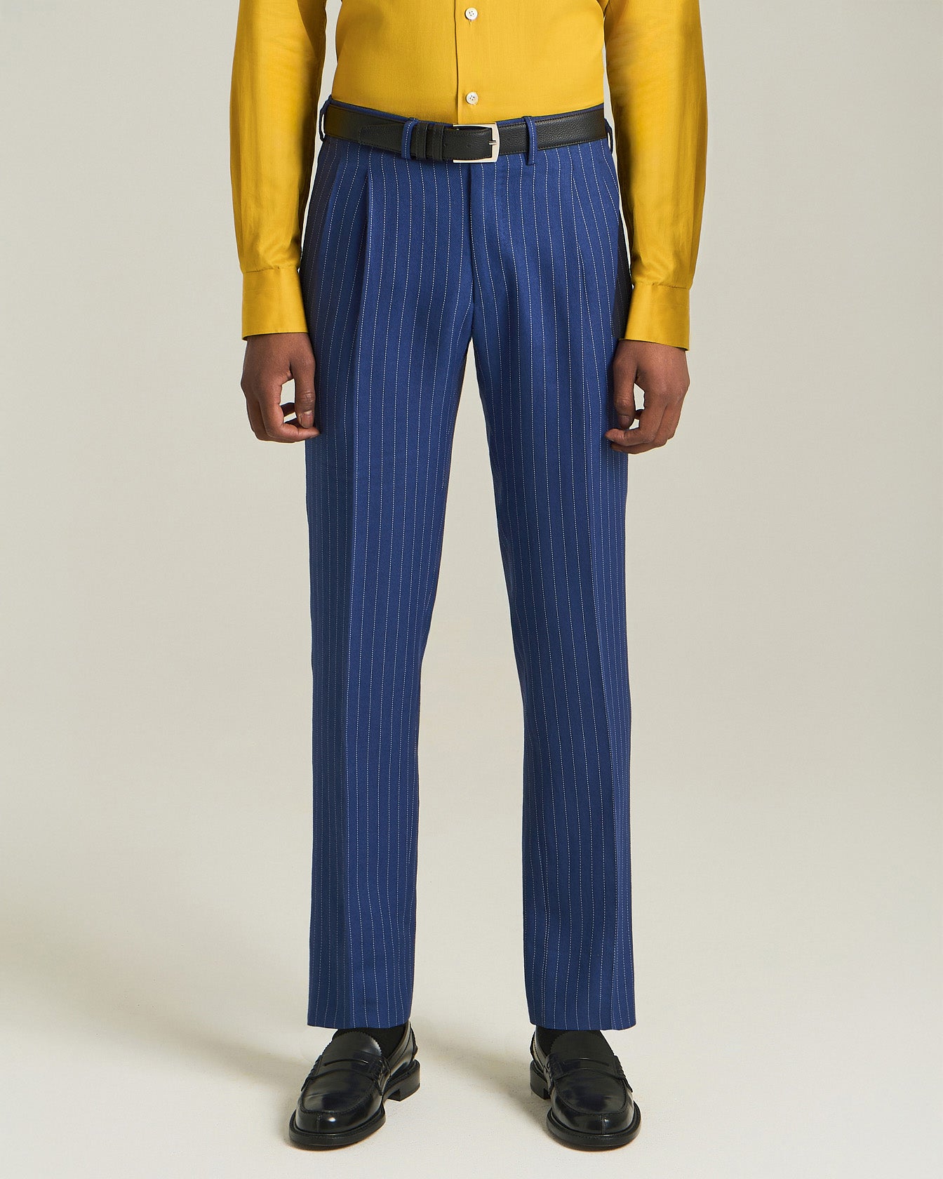 Kiton Suits Anzug Kaschmir Leinen Nadelstreifen
