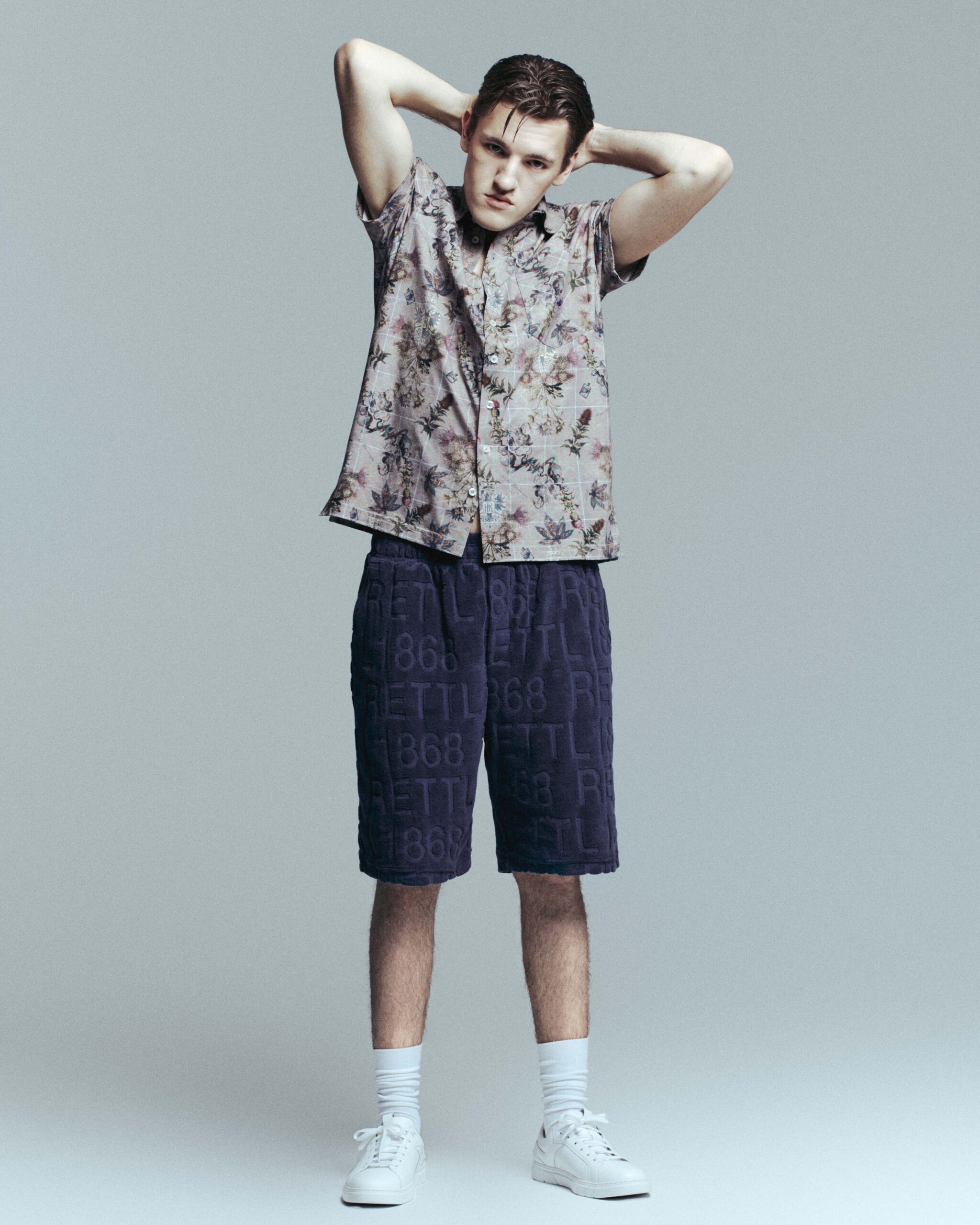 Rettl MEN Jonah Shorts Frottee blau