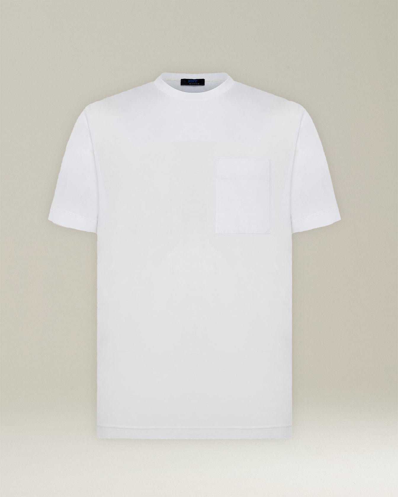 Kiton Polo T-Shirt Jersey Tasche Rundhals Freizeit