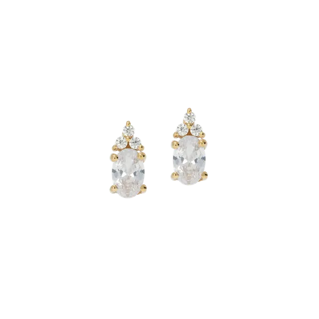 Juvelan Dazzling Beauty Ohrstecker Kristall Silber