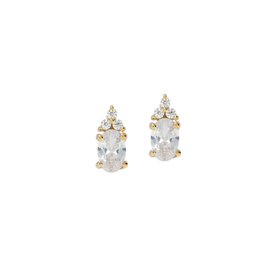 Juvelan Dazzling Beauty Ohrstecker Kristall Silber