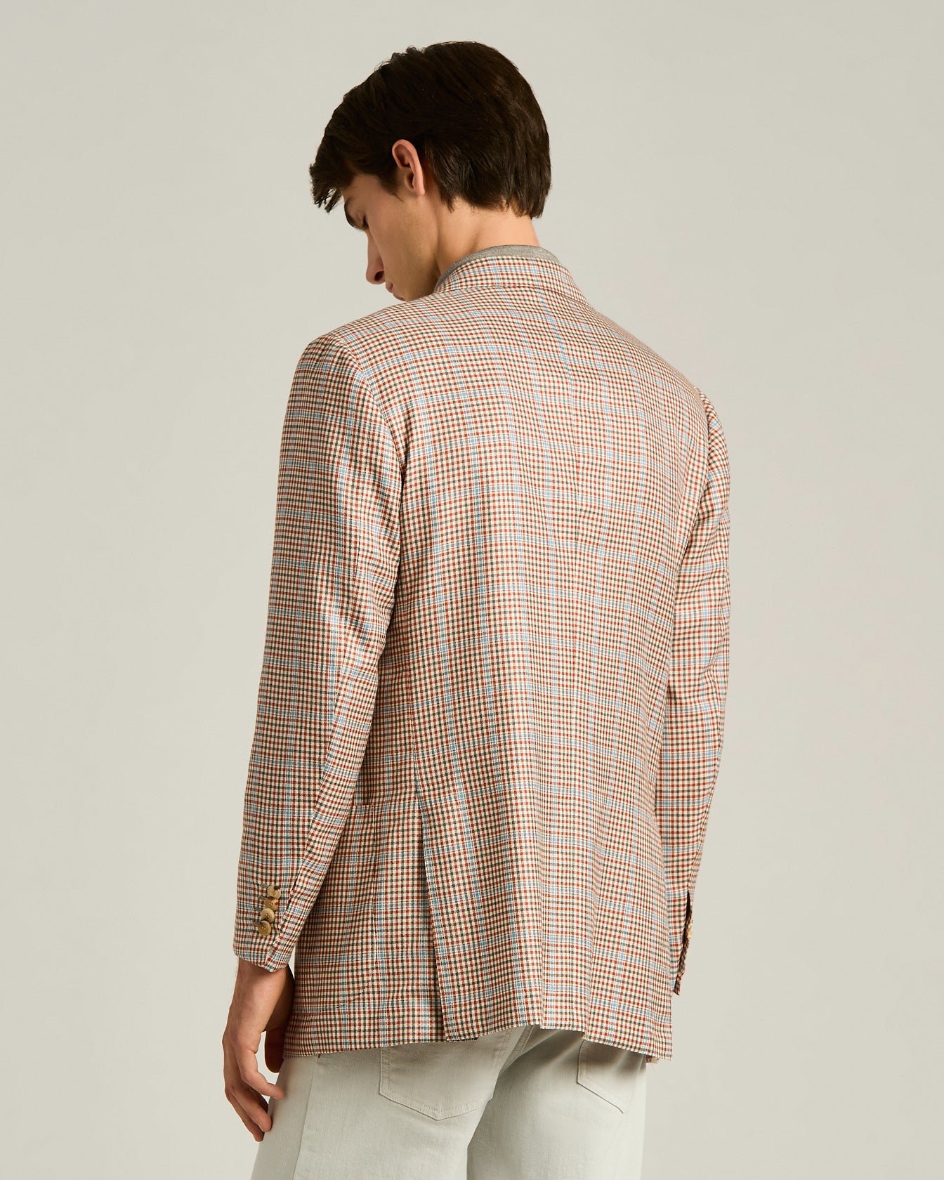 Kiton Jackets Sakko Kaschmir-Seide braun Gr. 50