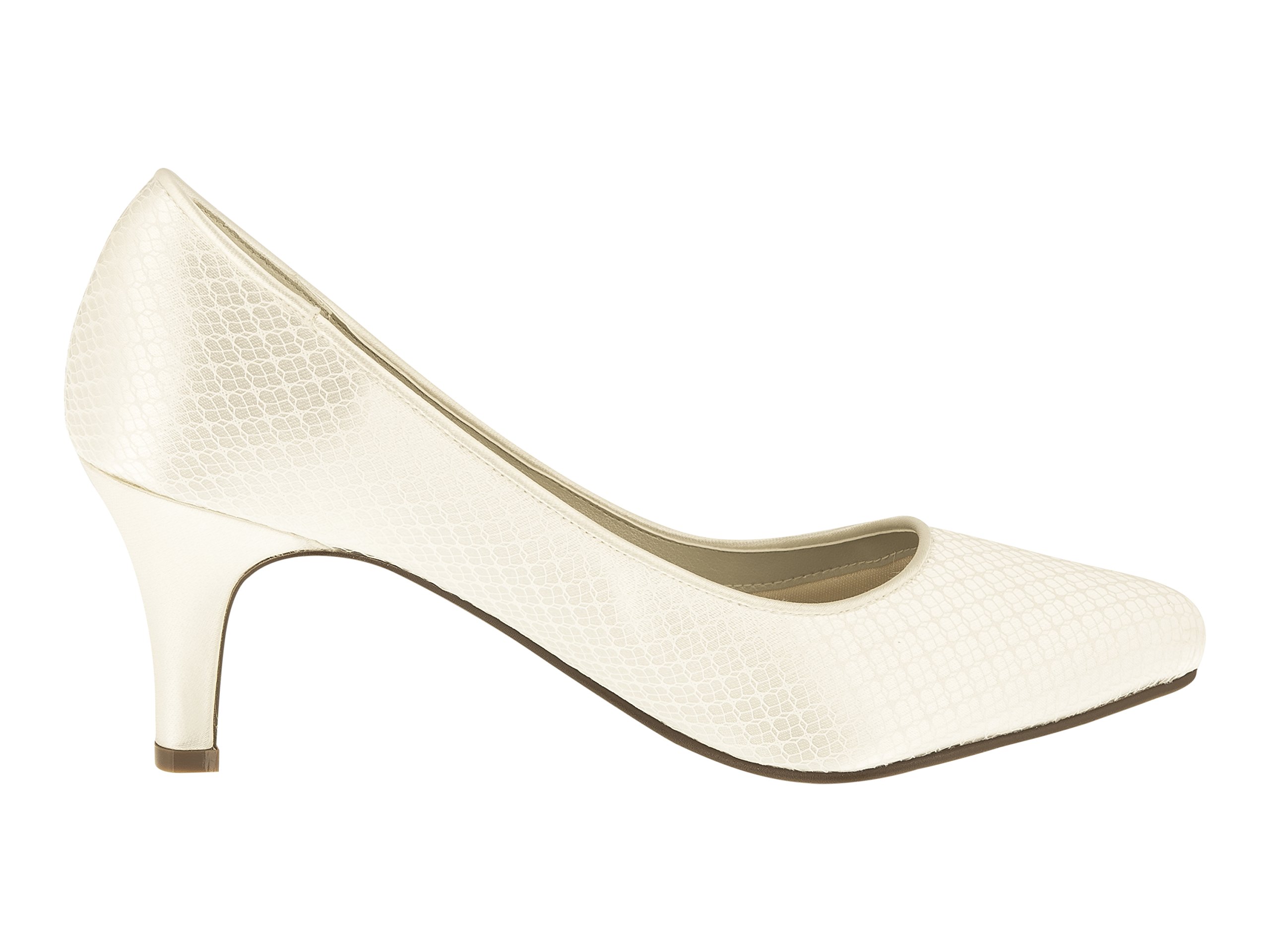 Rainbow Club Timeless Brooke Ivory Satin Pumps 6,5 cm