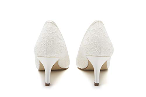 Rainbow Club Essentials Ava Spitze Satin Peep-Toes Gr. 38,5