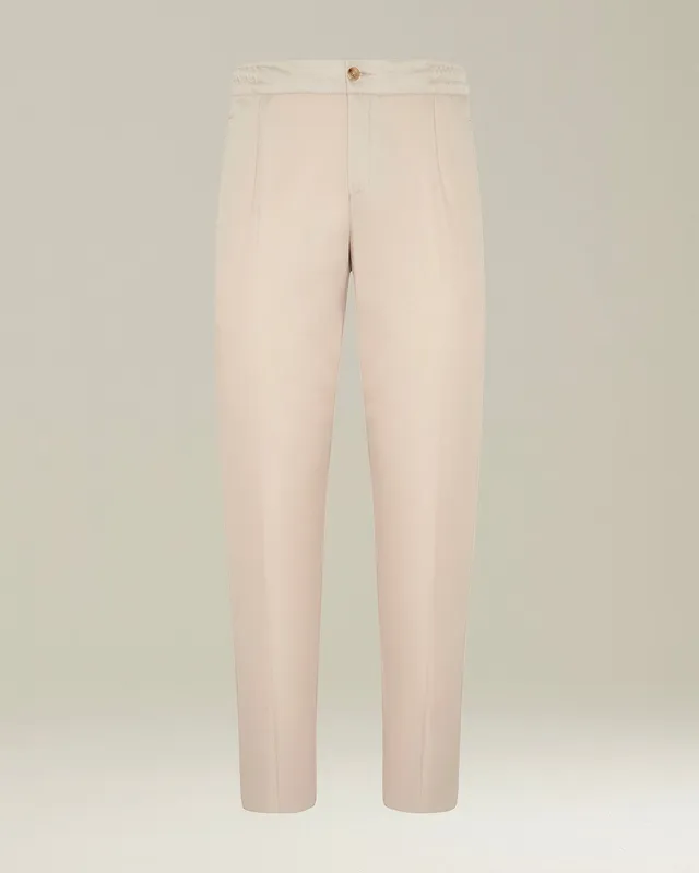 Kiton Pantaloni Cotone Hose beige Baumwolle Gr.50