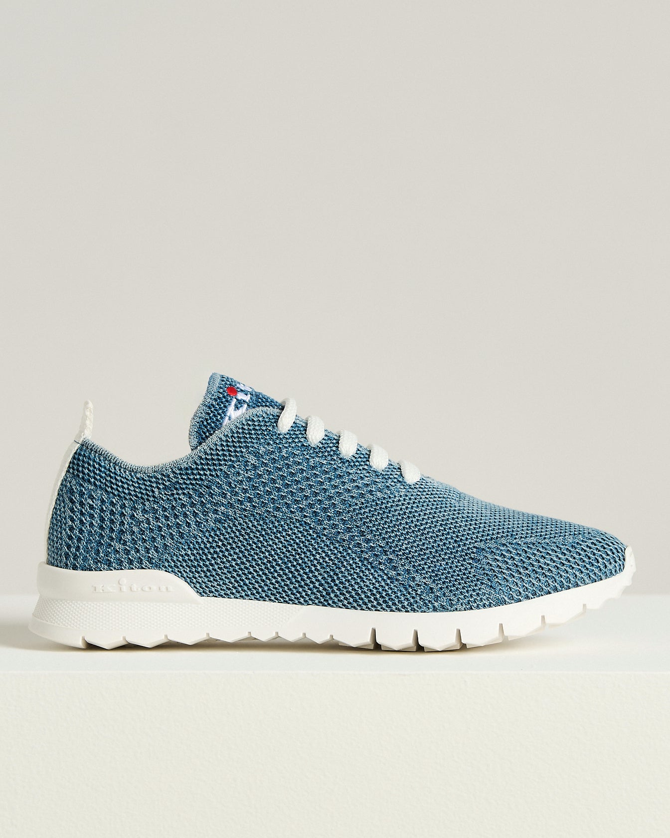 Kiton Fits Sneakers Gr.38 Jeansblau Baumwolle