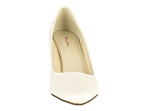 Rainbow Club Timeless Brooke Ivory Satin Pumps 6,5 cm