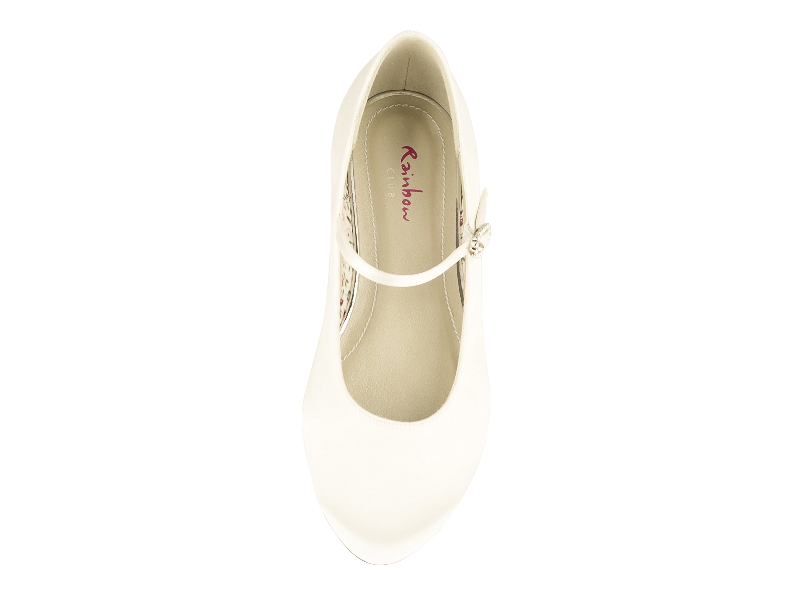 Rainbow Club Binx Flower Girl Ballerinas Ivory