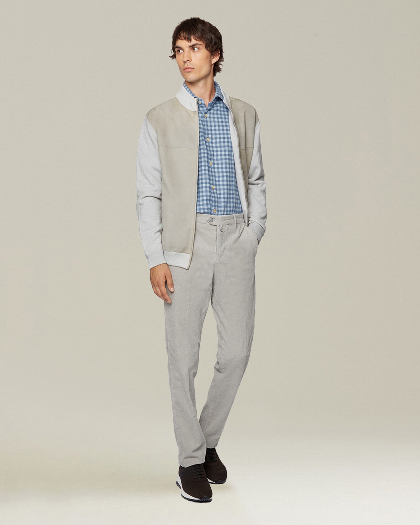 Kiton Checked Flannel Hemd Karo Flanell Baumwolle