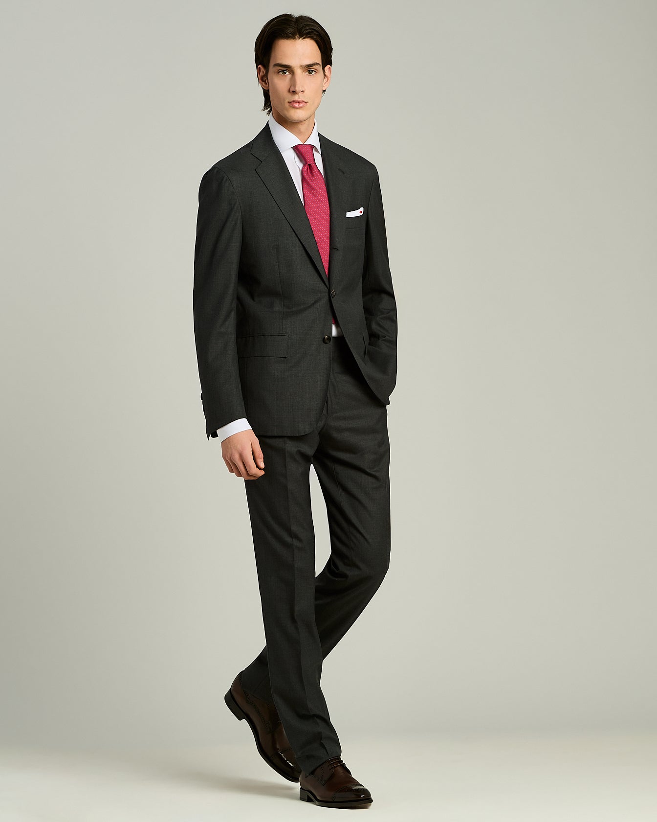 Kiton Patterned Silk Tie Seidenkrawatte TU gemustert