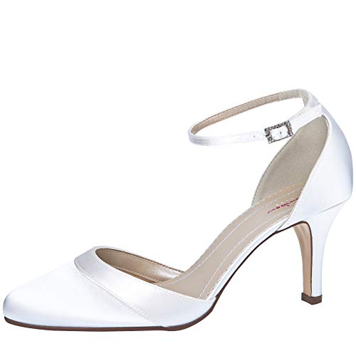 Rainbow Club Timeless Amanda Brautpumps White Satin