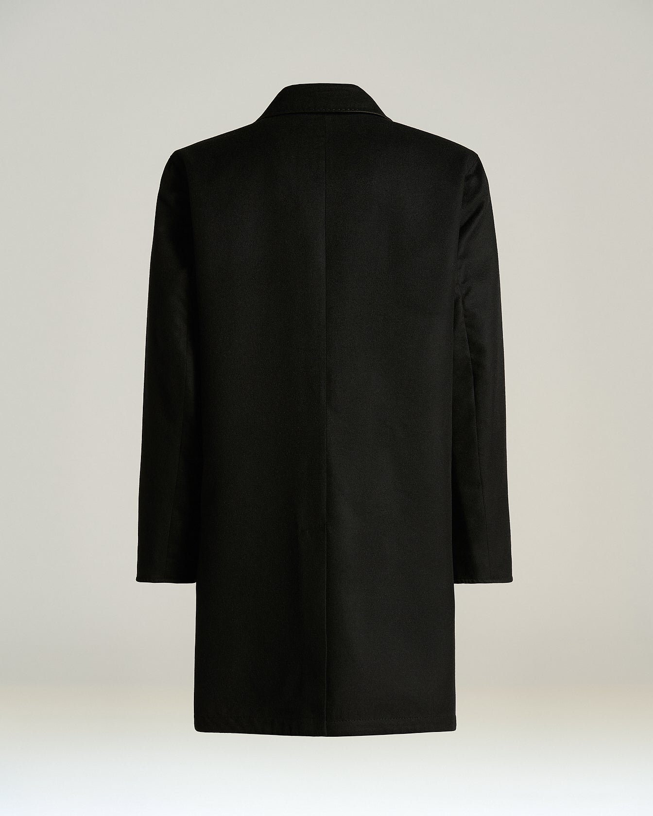Kiton Outerwear Wendelmantel Lammleder Kaschmir Braun