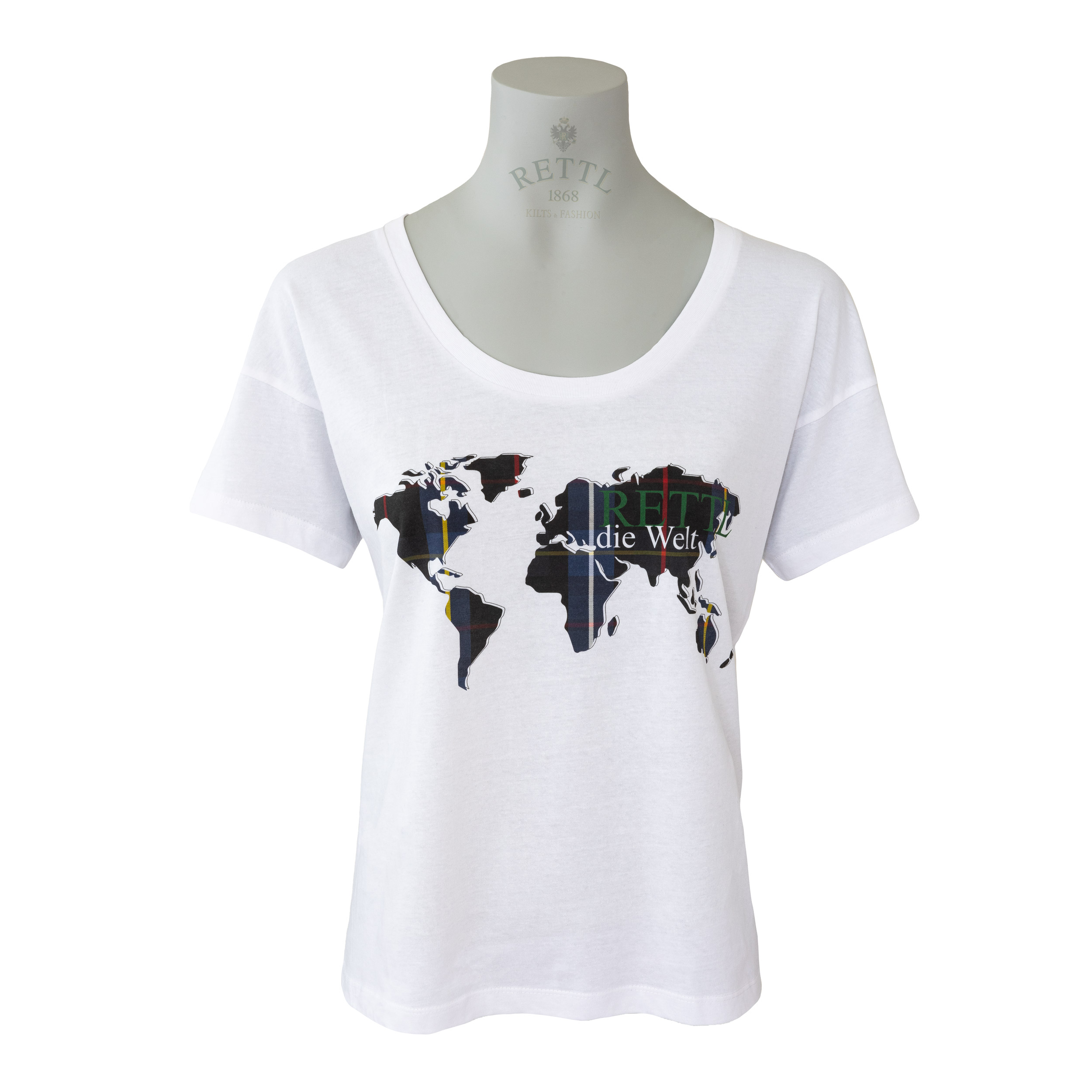 Rettl MEN die Welt Herren T-Shirt Baumwolle