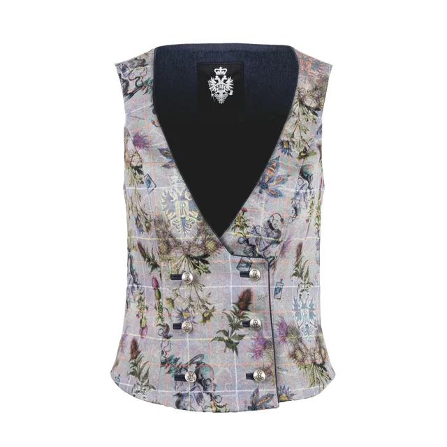 Rettl Lucina Damen Dirndl midi blau 70 cm