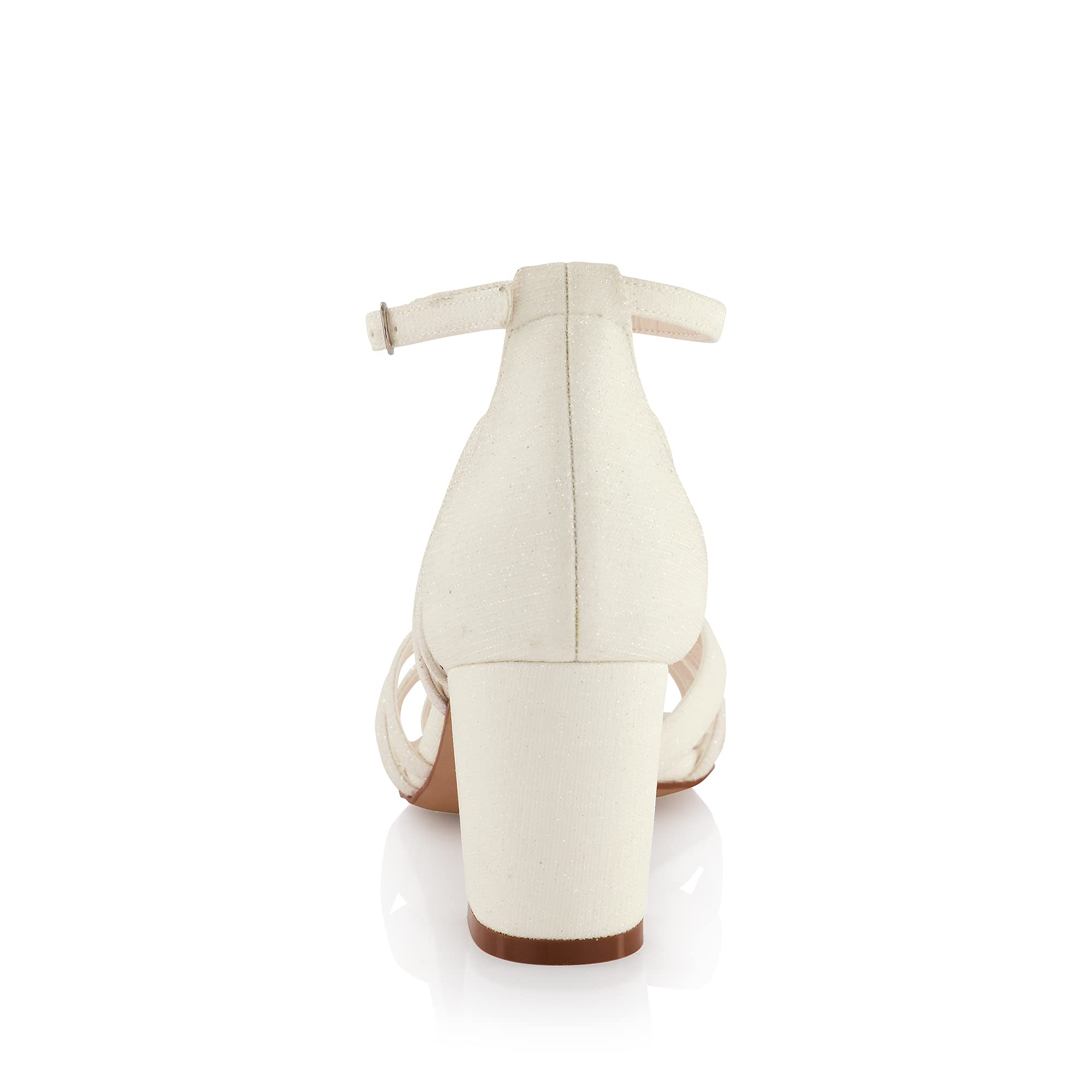 Rainbow Club Luxe Jayne Sandalette Off-White Metallic 6,5 cm