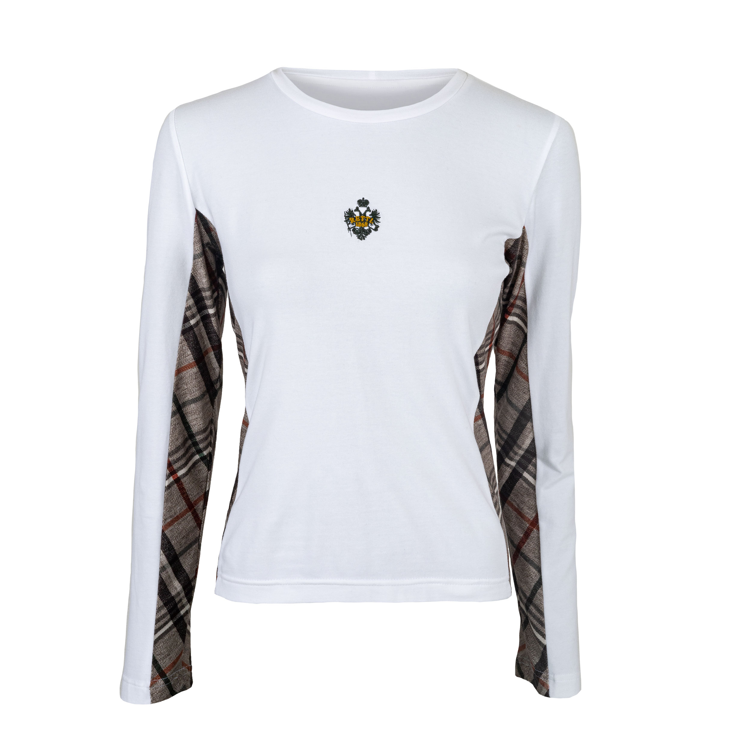 Rettl MEN Eagle T-Shirt Baumwolljersey Housecheck