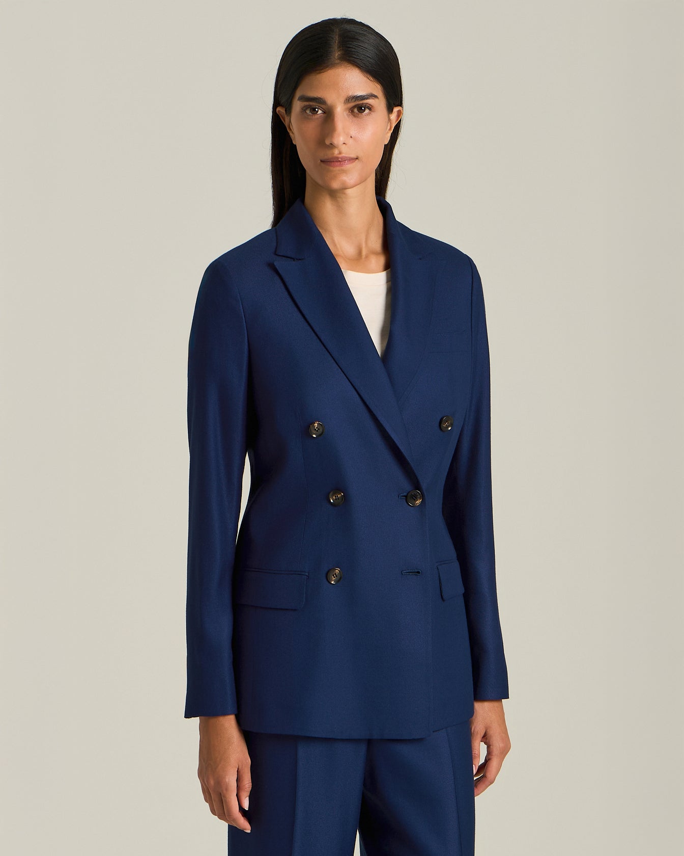 Kiton Viskose Blazer Zweireiher Gr.48