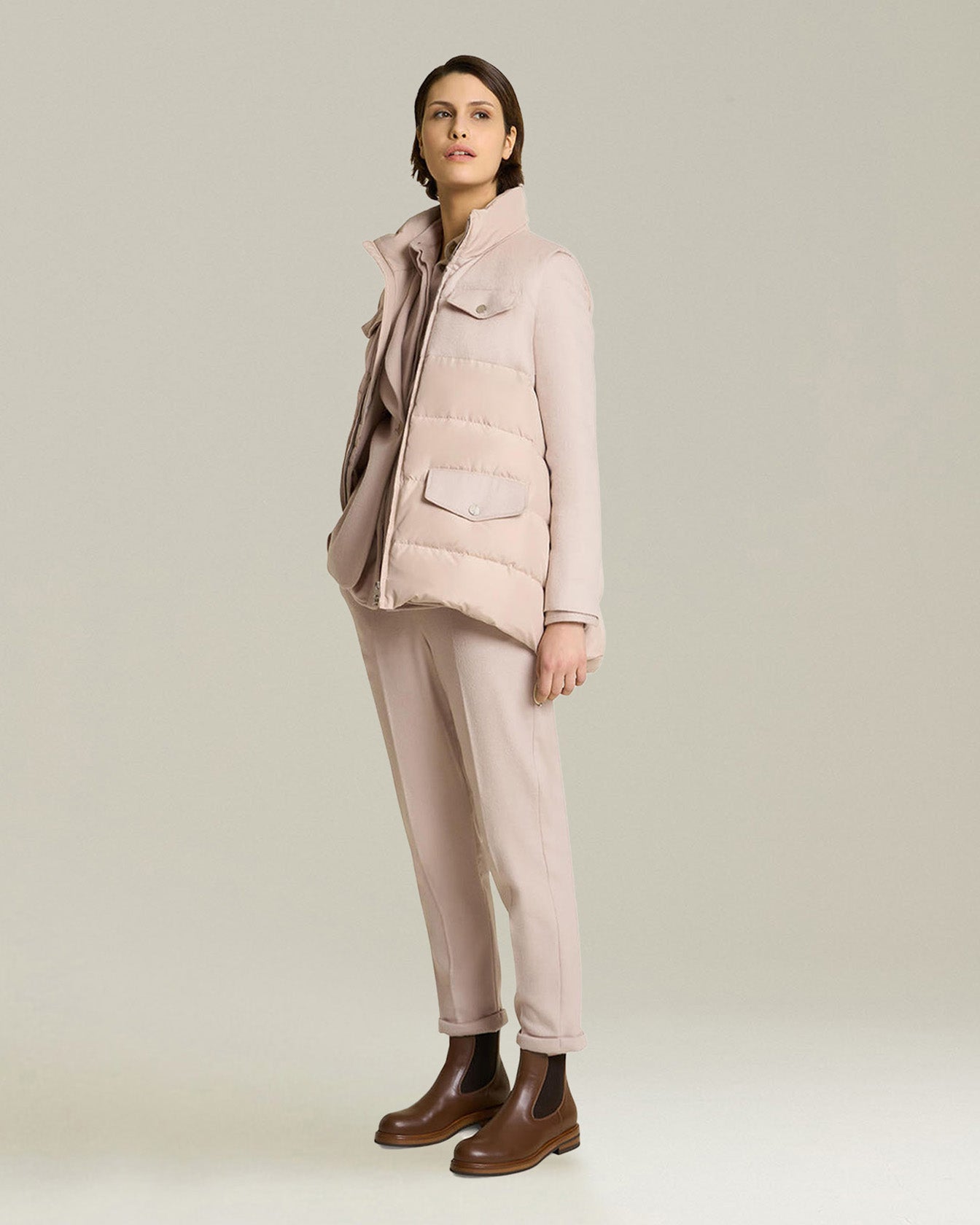 Kiton Trousers Cashmere Comfort Damenhose Kordelzug Cashmere