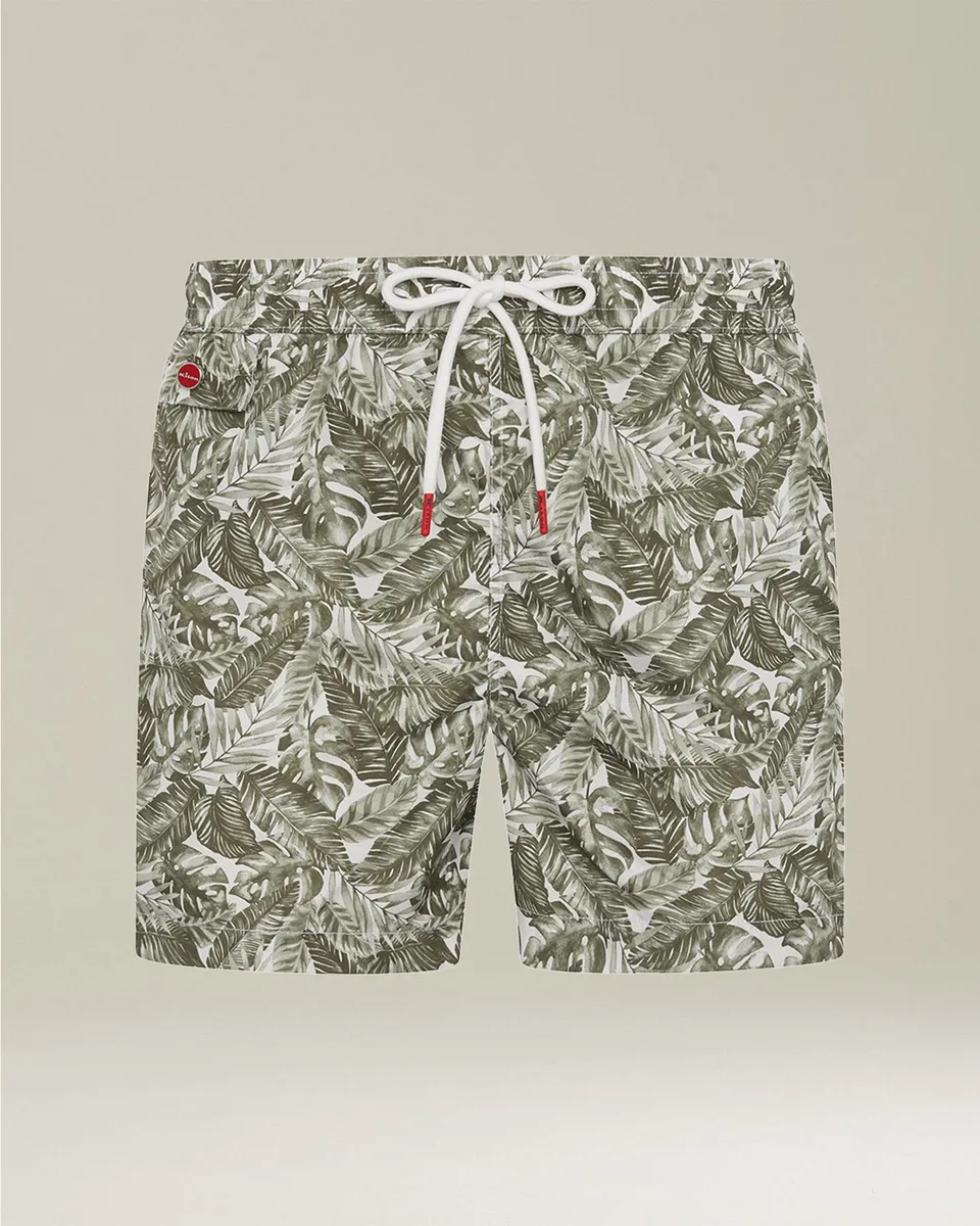 Kiton Swim Boxer Badehose Polyester mit Kordelzug