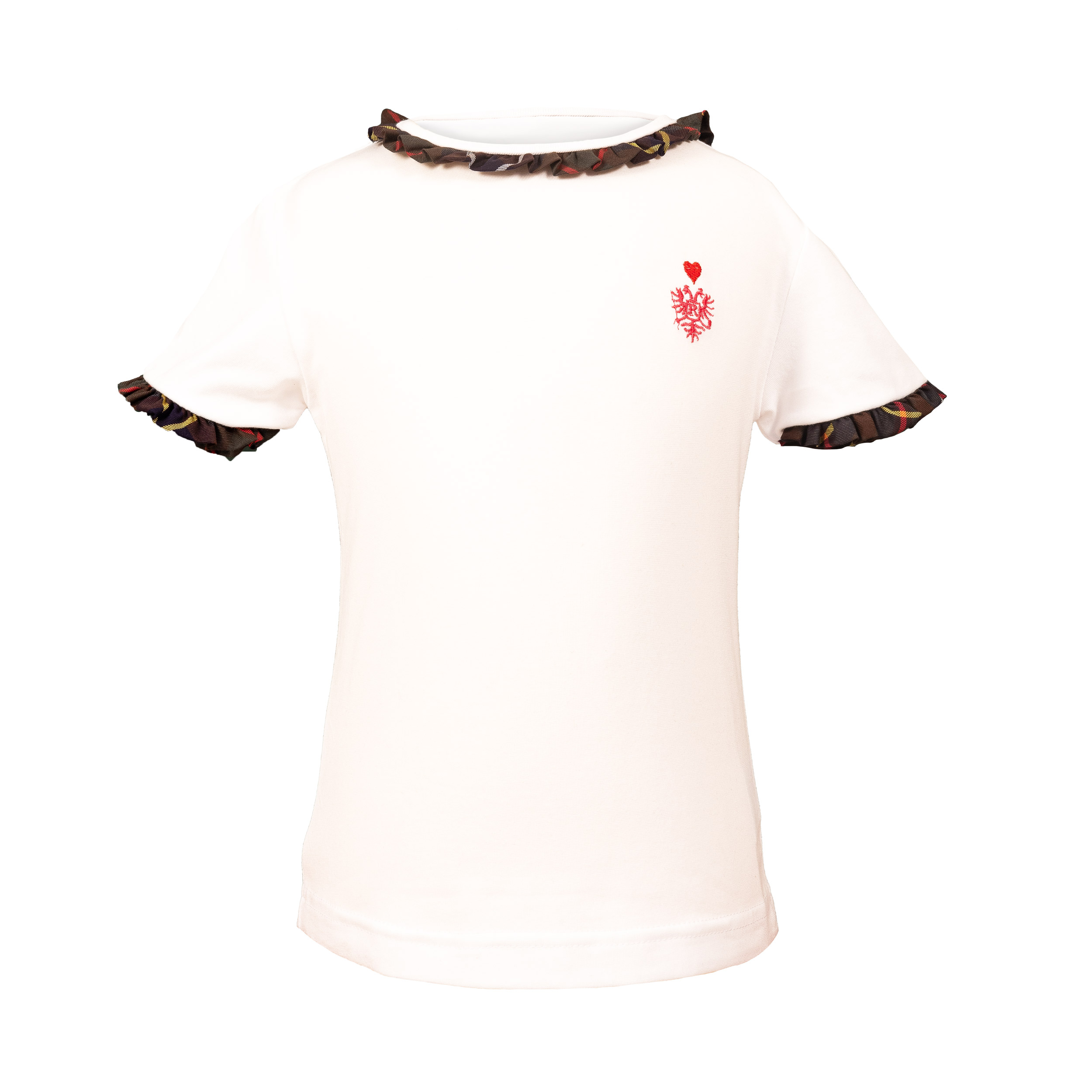 Rettl KIDS Ruby Shirt Kinder weiß Kurzarm Stretchjersey