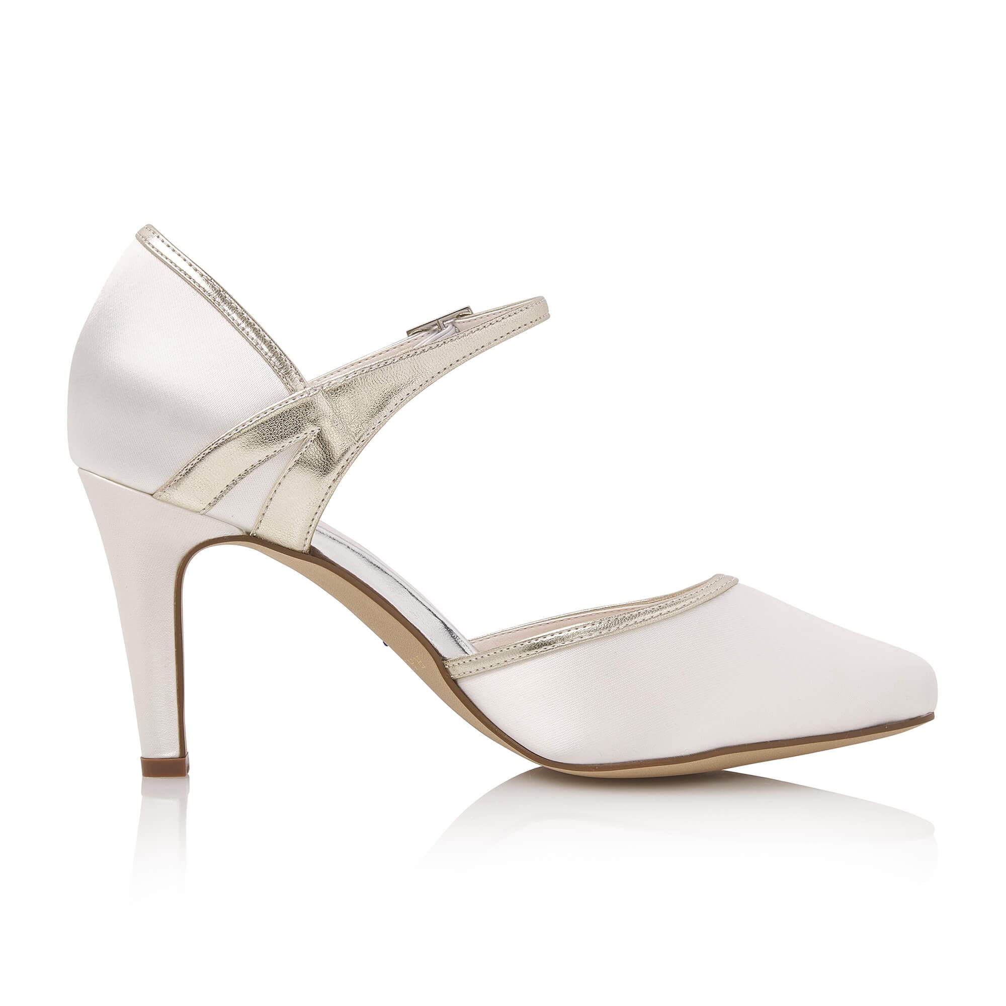 Rainbow Club Essentials Range Marlyn Pumpe Ivory Gold 7,5 cm