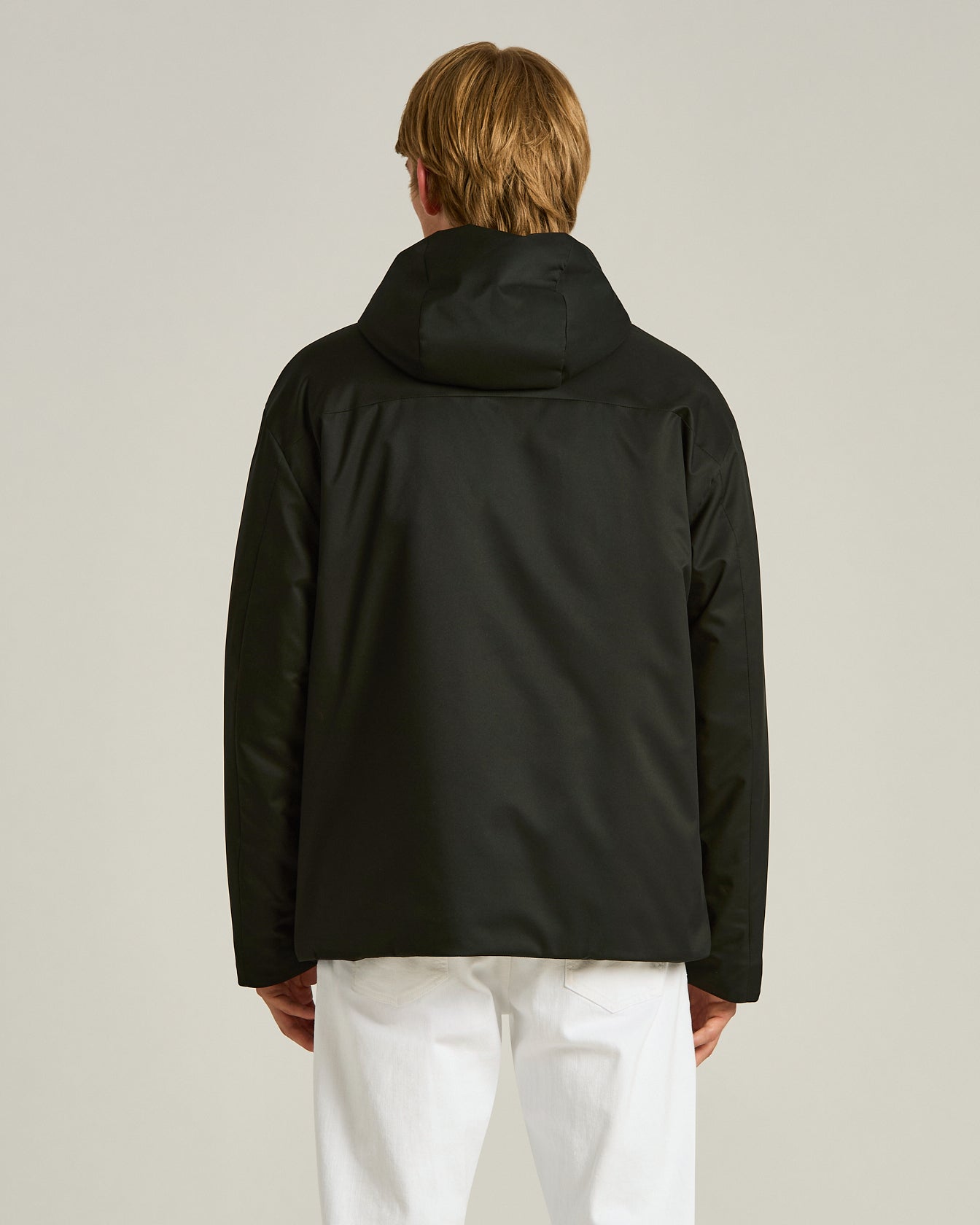 Kiton Outerwear Jacke schwarz Kapuze Gr. 50
