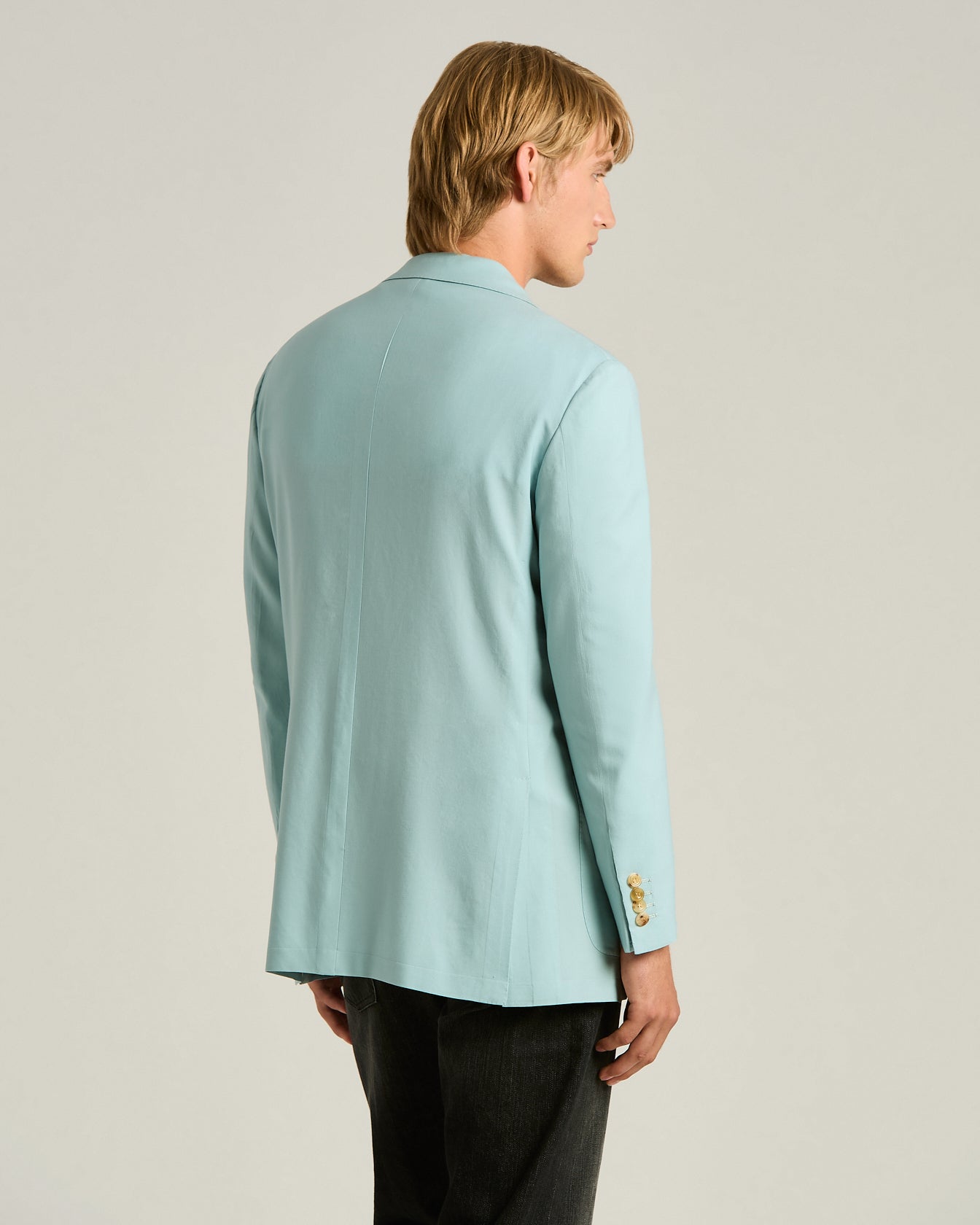 Kiton Azure Cashmere Sakko Kaschmir Blau 50