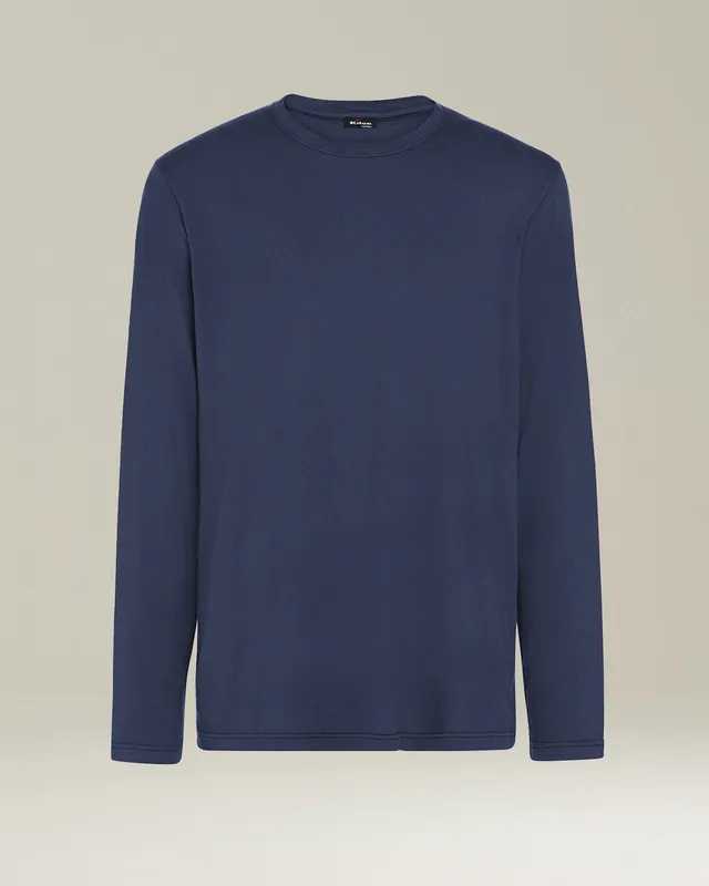 Kiton Jersey T-Shirt L/S Herren Langarm Baumwolle