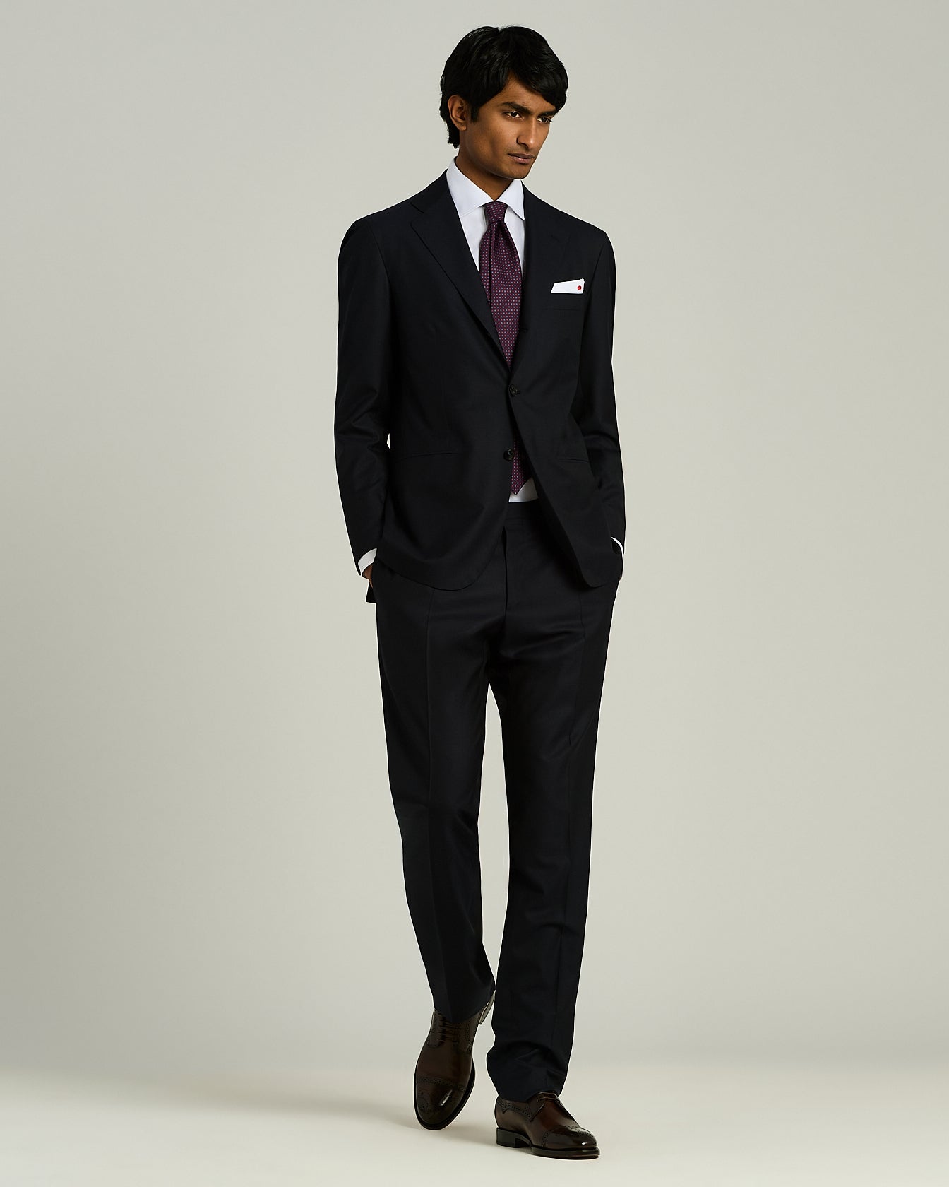 Kiton Patterned Seidenkrawatte gemustert 8,5 cm