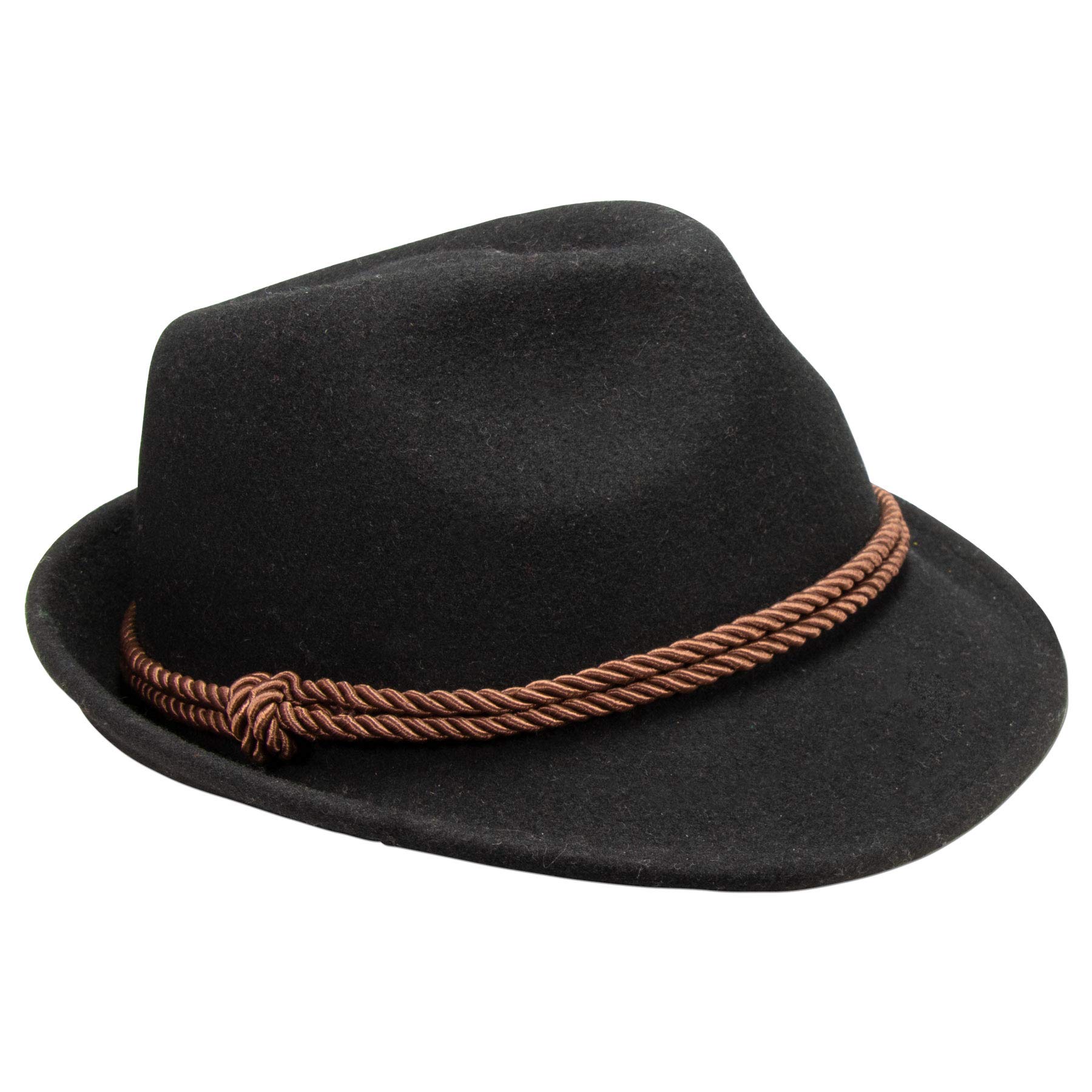 Alpenflüstern DAHEIM ADV118 Filzhut schwarz Edelweiss