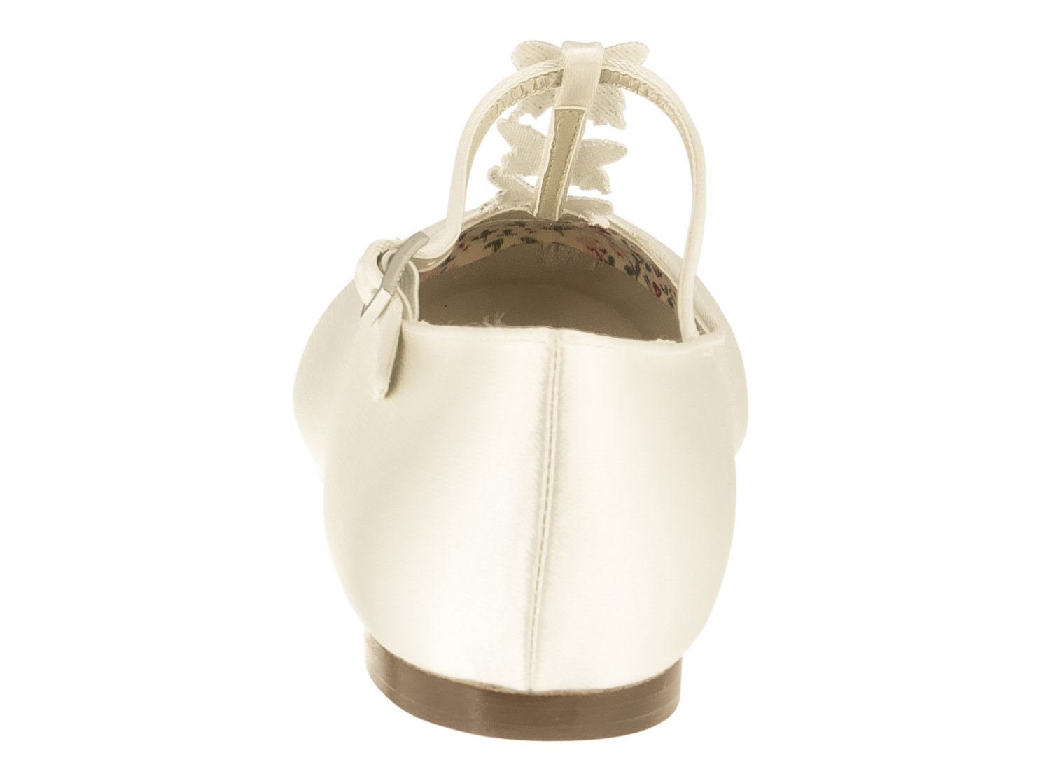 Rainbow Club Kady Ballerinas Ivory Satin Glitzer flach