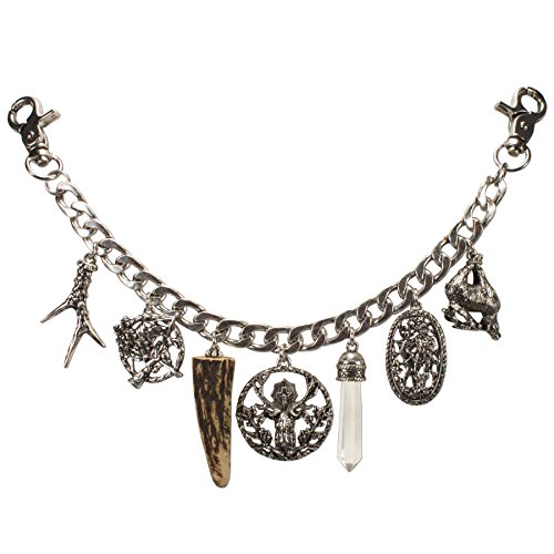 Alpenflüstern DAHEIM Waidmannsheil HCH029 Charivari antik-silber Hirschhorn