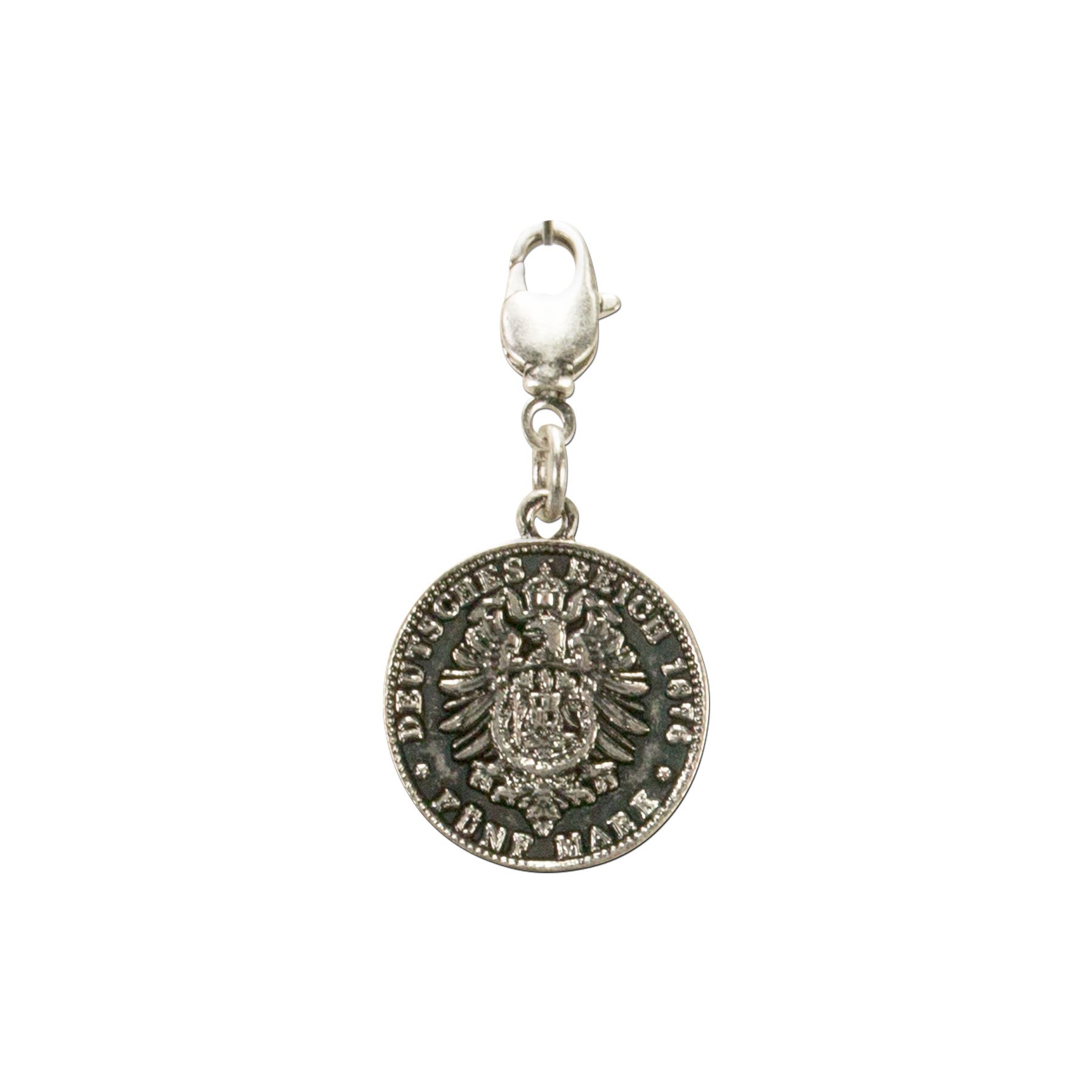 Alpenflüstern DAHEIM AAH161 Trachten-Anhänger Adlermünze medium antik-silber