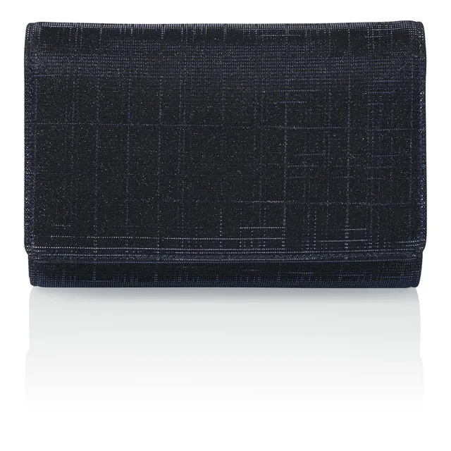 Rainbow Club Dafina Braut Clutch Navy Metallic mit Kette