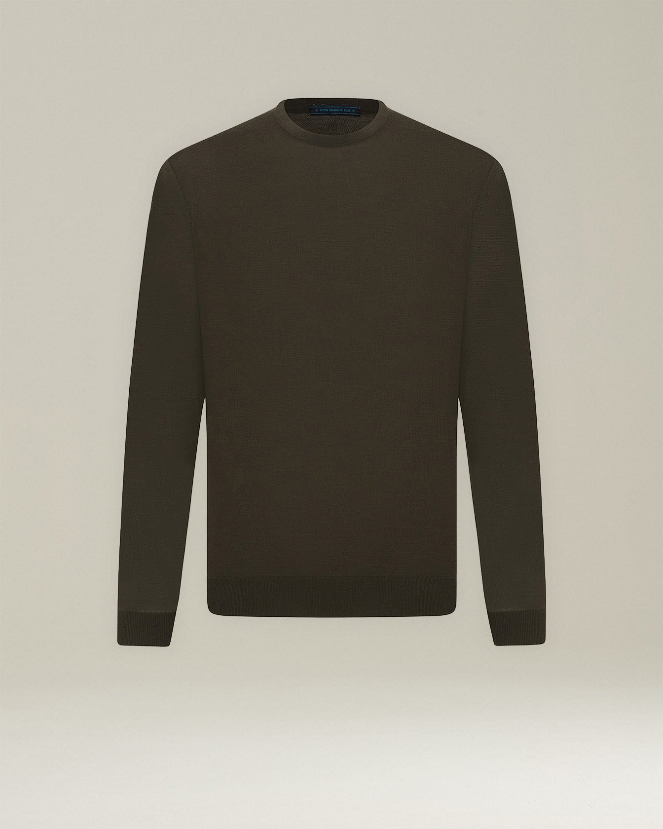 Kiton Blue Diamond Crew Neck Pullover Wolle 14 Micron