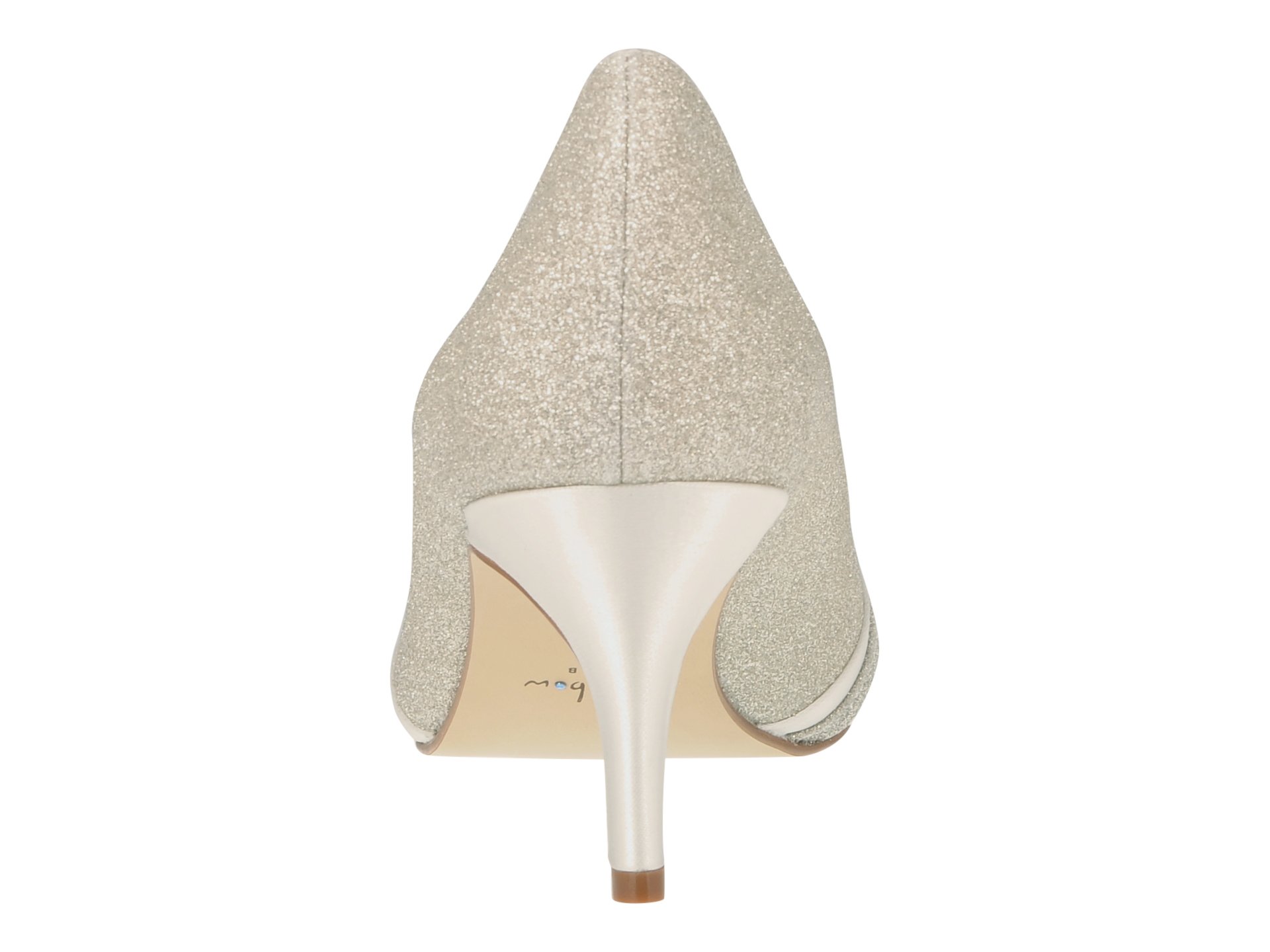 Rainbow Club Timeless Margie Peep Toe Ivory Glitter 6,5 cm