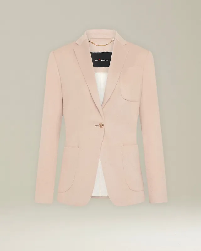 Kiton Cashmere Cloth Blazer Sakko Damen Kaschmir 1-Knopf
