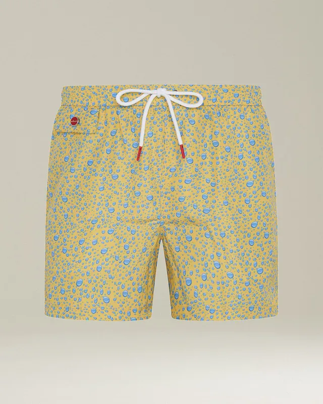 Kiton Swimwear Boxer Polyester kurz mit Kordel
