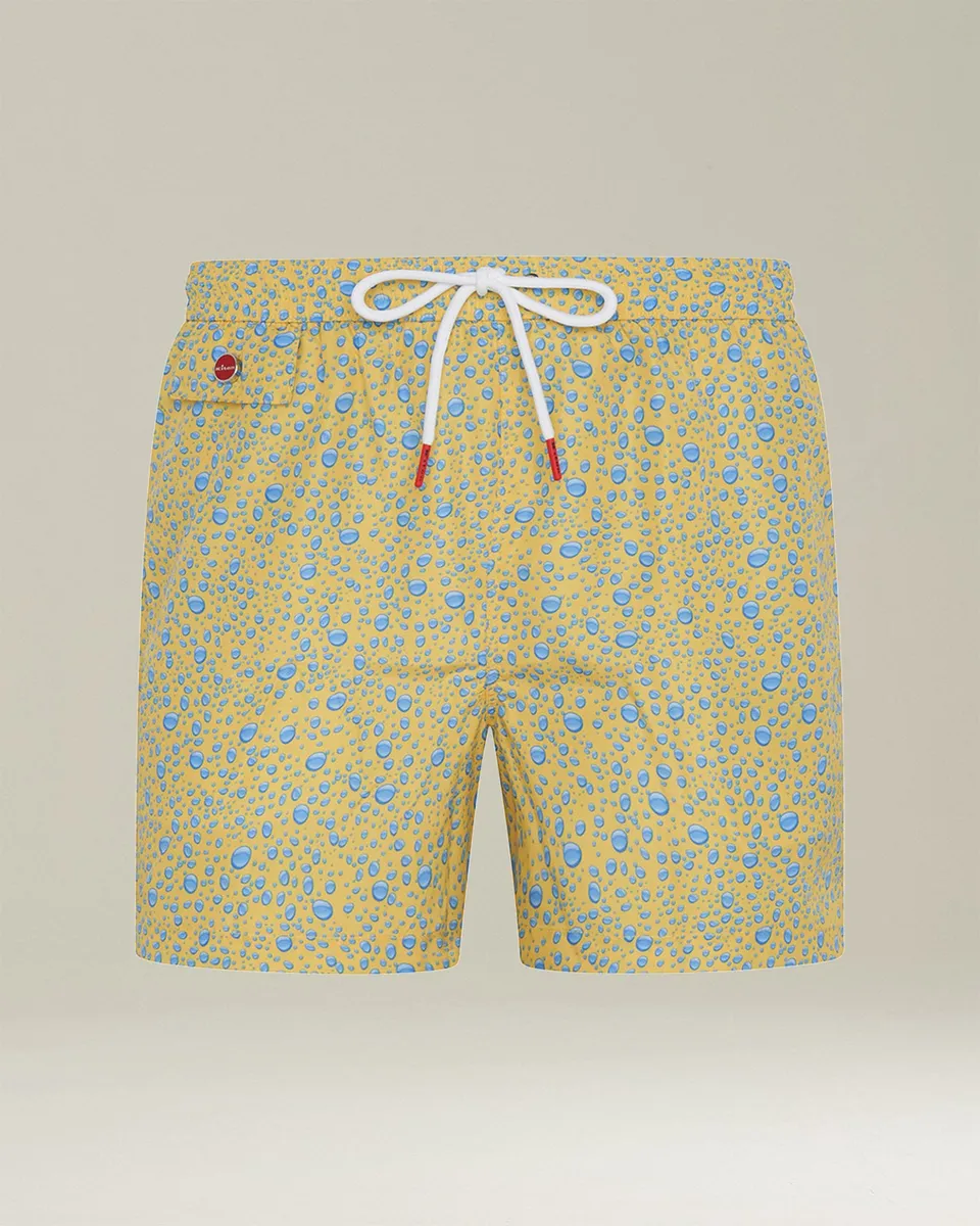 Kiton Swimwear Boxer Polyester kurz mit Kordel