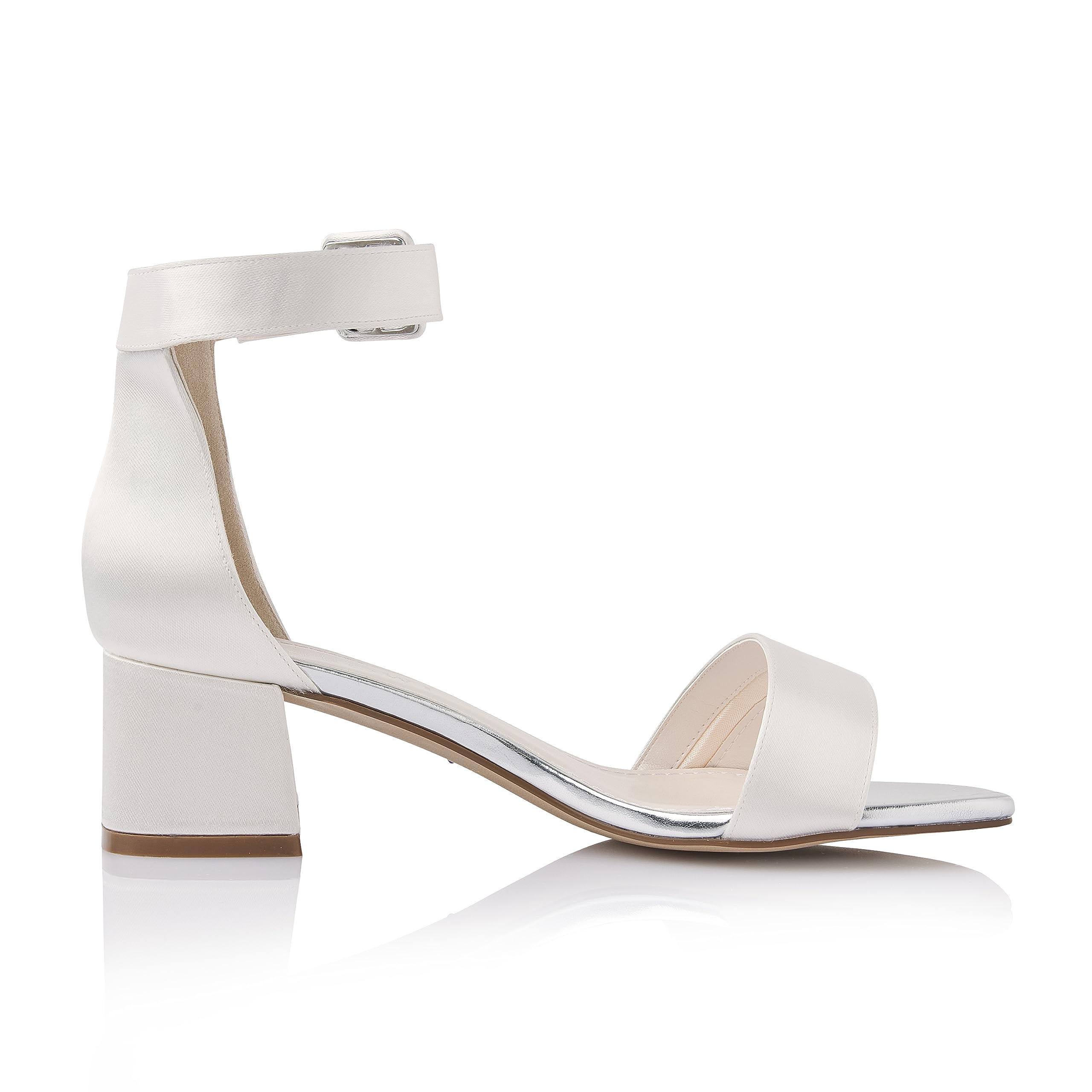 Rainbow Club Essentials Donnah Sandale Ivory Satin 4,5 cm