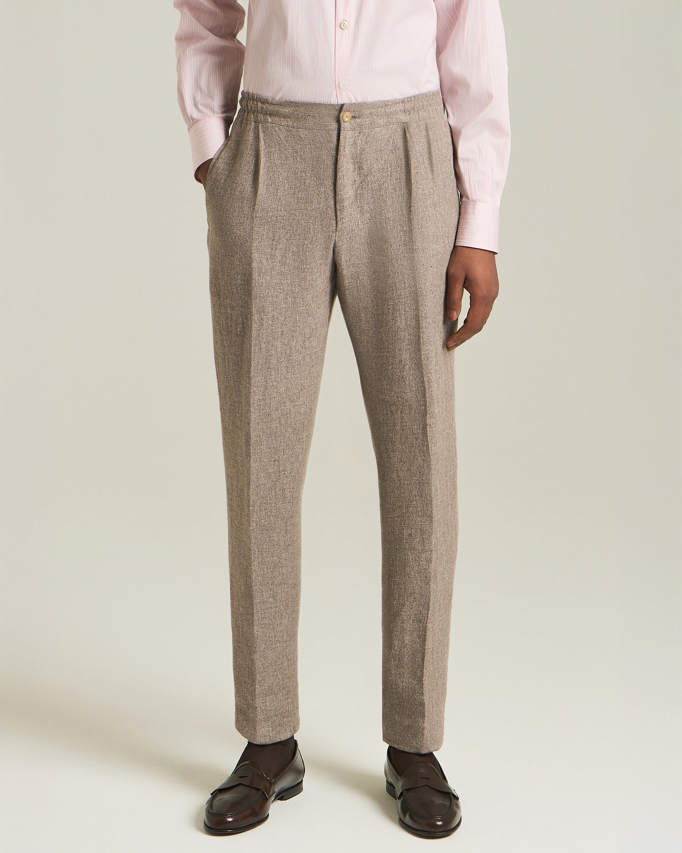 Kiton Comfort Leinenhose Herren Gr. 50