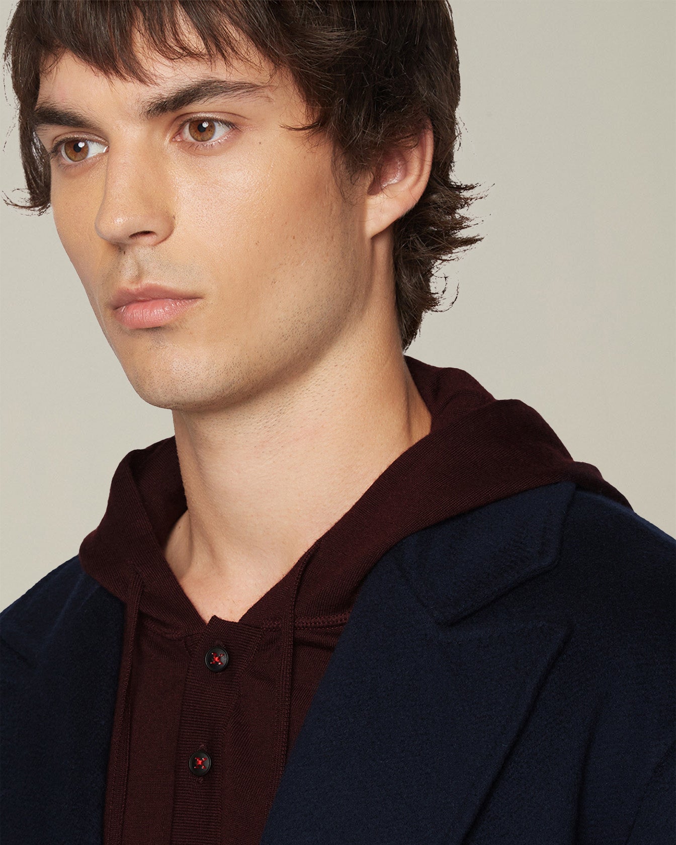 Kiton Outerwear Cashmere Double Mantel 50