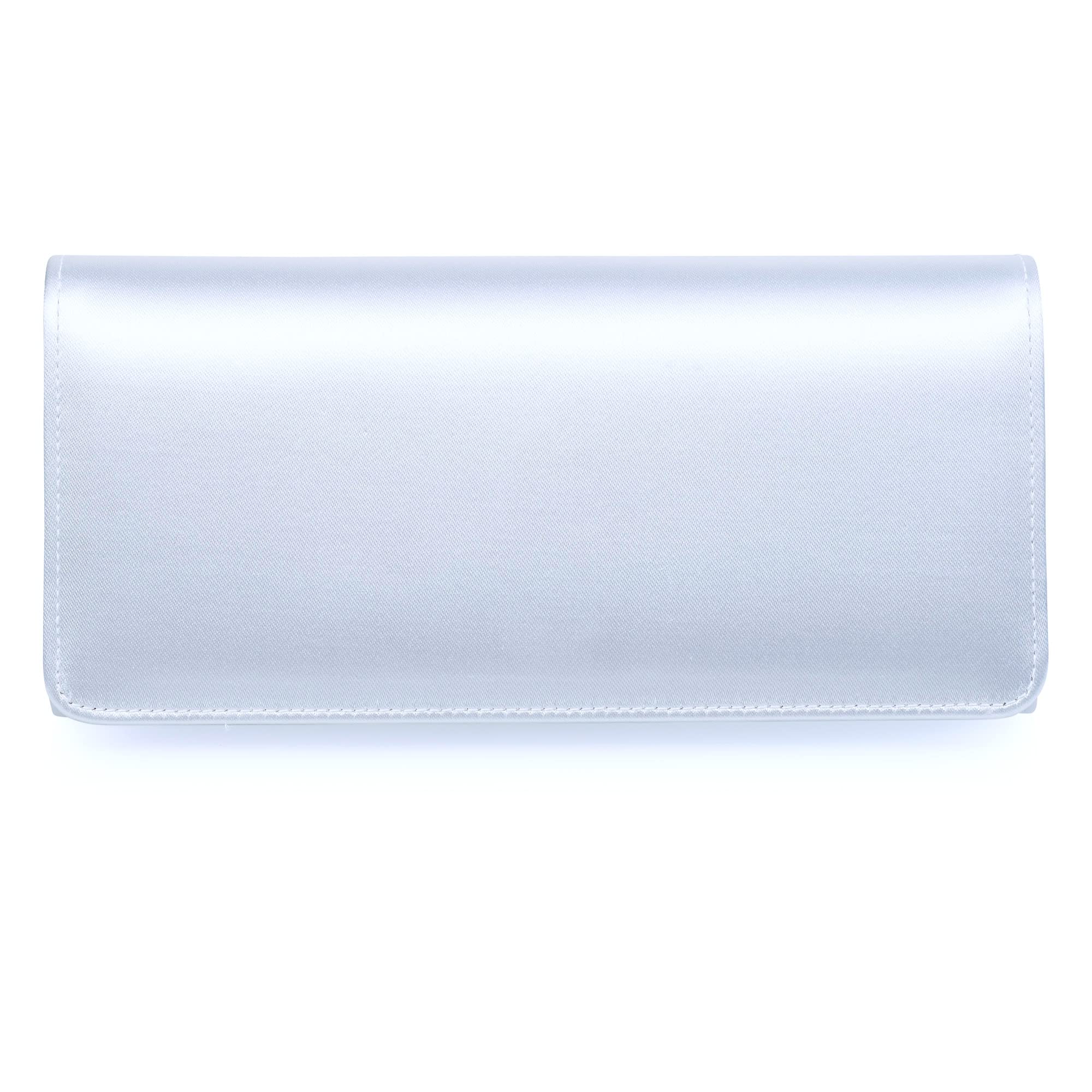 Rainbow Club Handbags Santie Brauttasche White Satin Kette