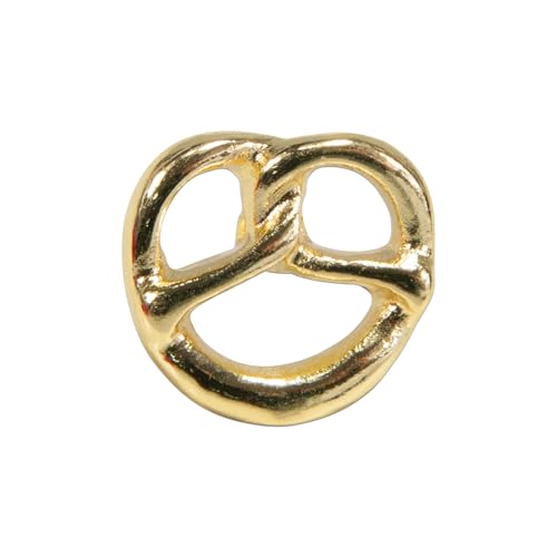 Alpenflüstern DAHEIM Breze Ansteck-Pin 2er Set gold Trachtenschmuck
