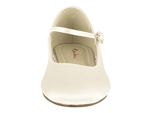 Rainbow Club Binx Flower Girl Ballerinas Ivory