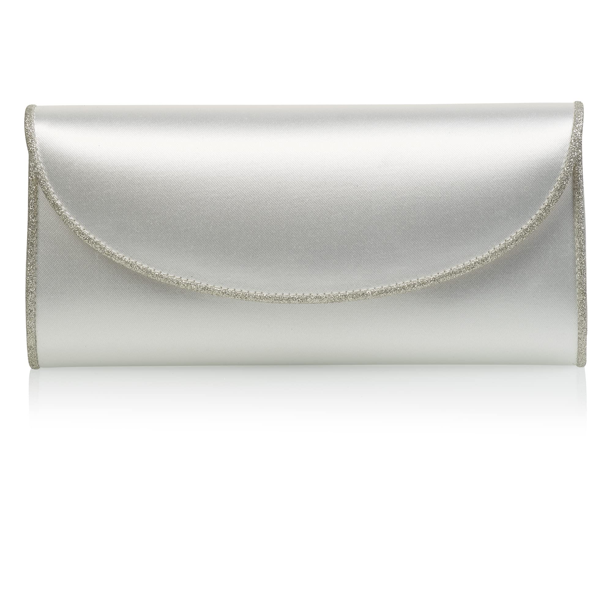 Rainbow Club Handbags Valetta Brauttasche Ivory Glitter