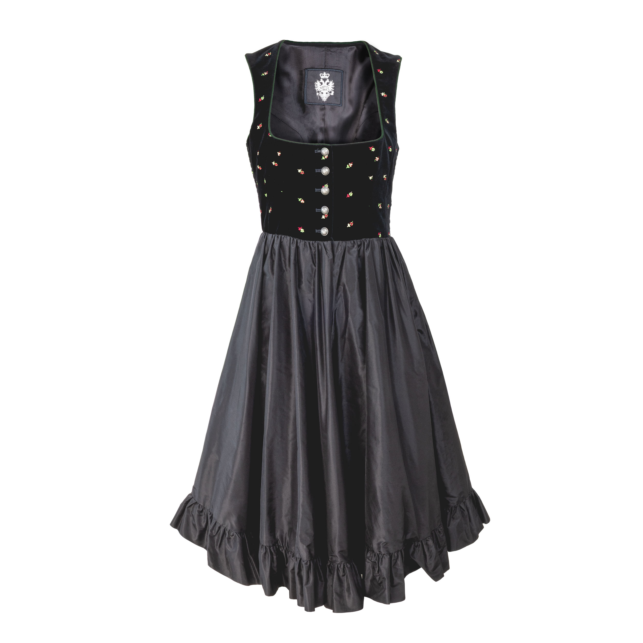 Rettl Kärntner Damen Dirndl lang grün 95 cm